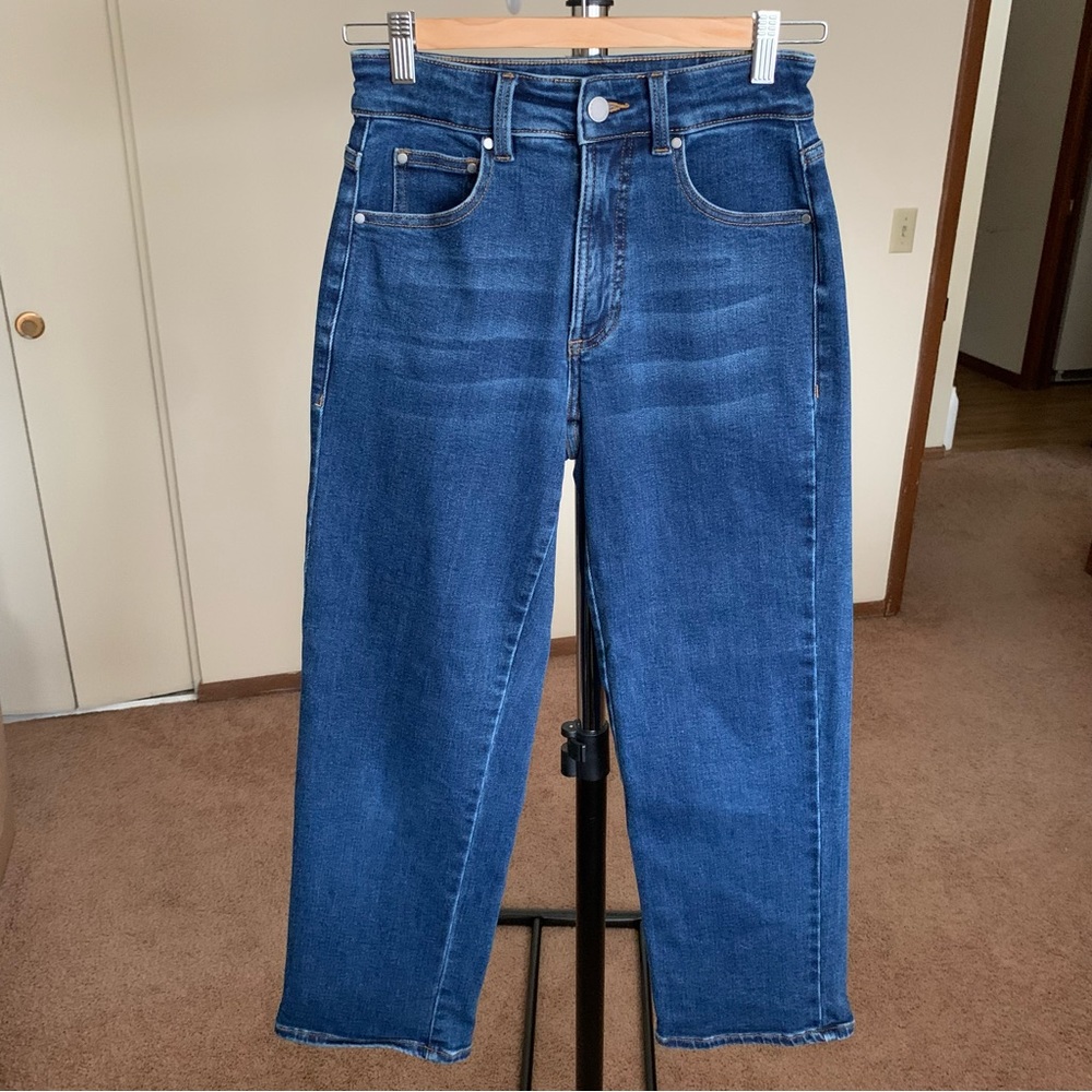 Universal Standard High Rise Straight Jeans 00 24